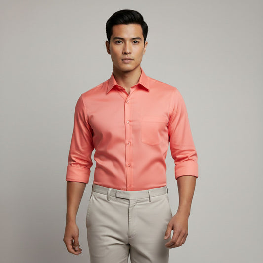 Men's Solid Full Sleeve Shirt