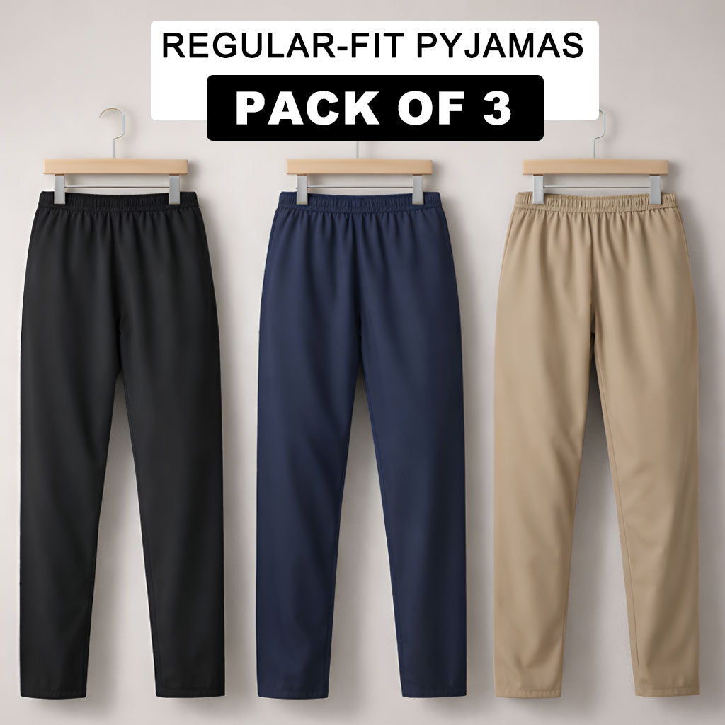Aaramo Men’s Everyday Comfort Pyjama with Zip Pockets