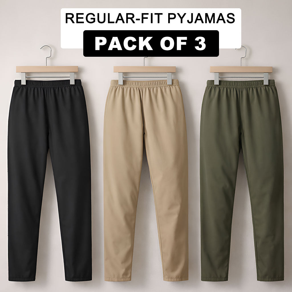 Aaramo Men’s Everyday Comfort Pyjama with Zip Pockets