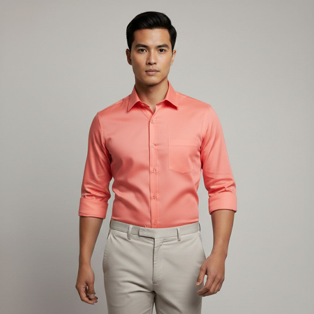 Men's Solid Full Sleeve Shirt (Pack of 3)