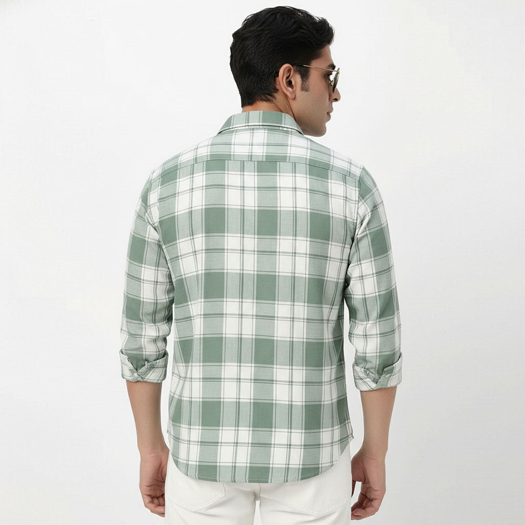 Men's Checked Full Sleeve Shirt (Pack of 2)