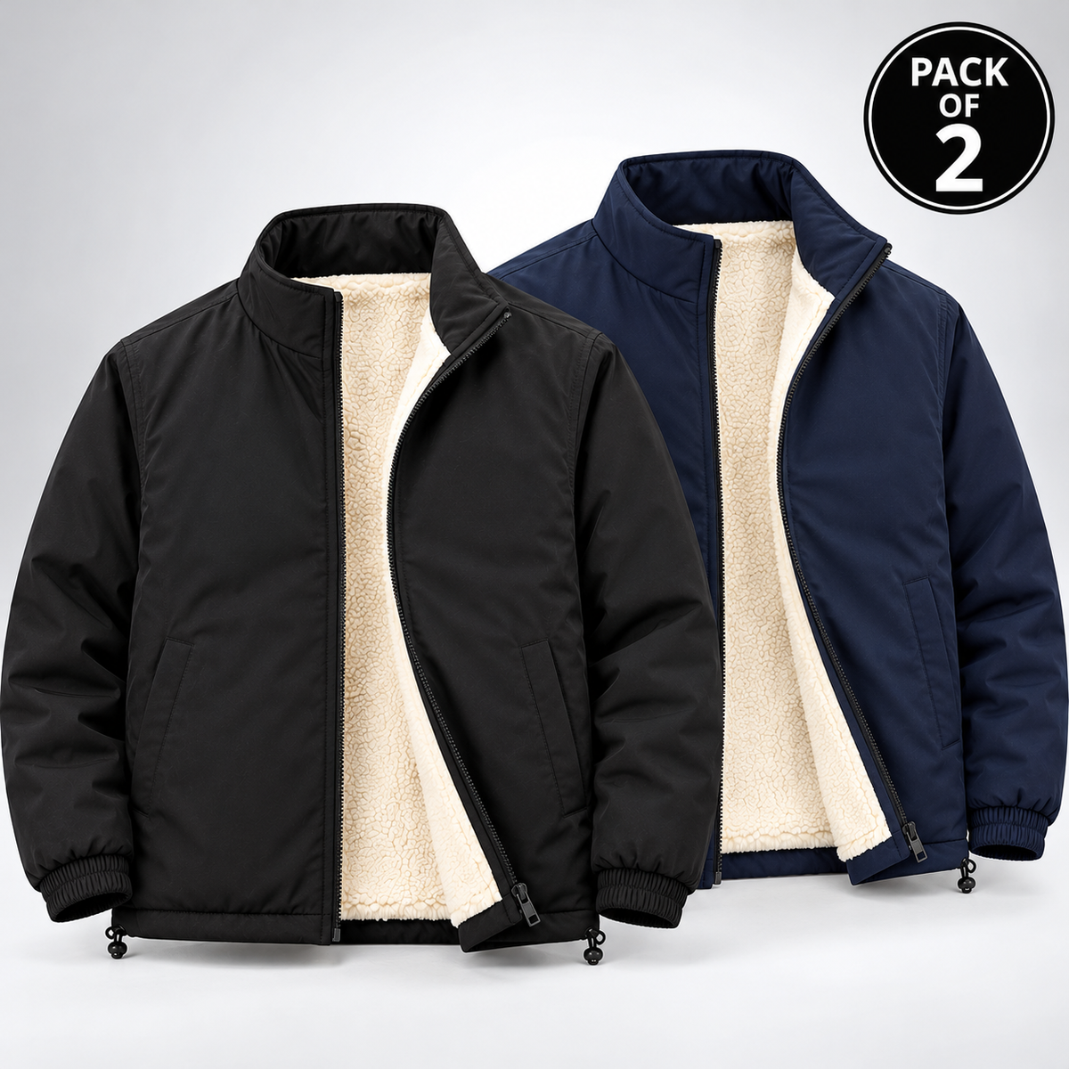 Aaramo Men's Premium Winter Jacket - Dual Side Zip Pockets