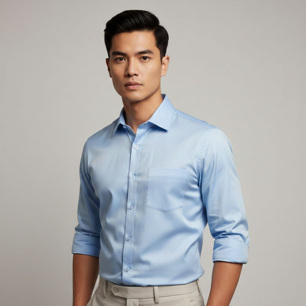 Men's Solid Full Sleeve Shirt (Pack of 3)